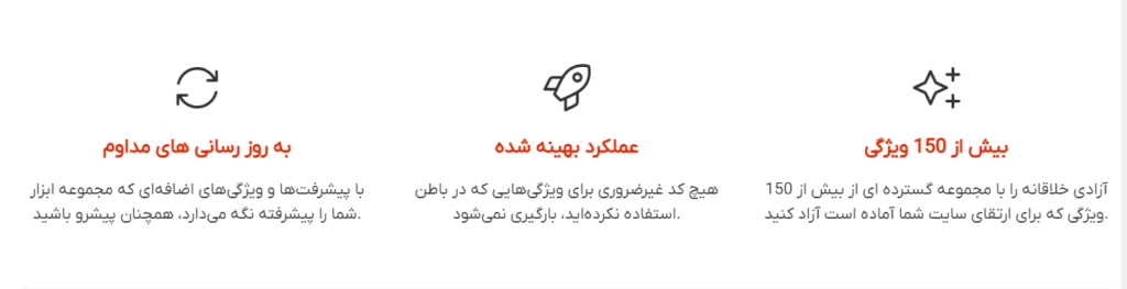 ویژگی های افزونه محتوای داینامیک المنتور 