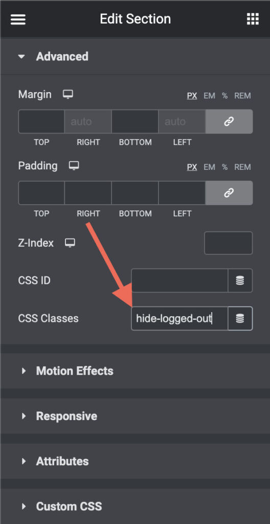 کلاس CSS المنتور برای محدود کردن نمایش محتوا به کاربران عضو سایت