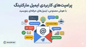 پرامپت نوشتن ایمیل تبلیغاتی برای ایمیل مارکتینگ