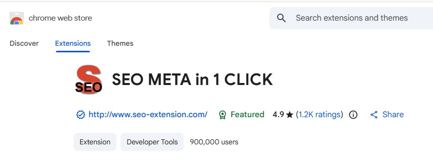 افزونه SEO META in 1 CLICK