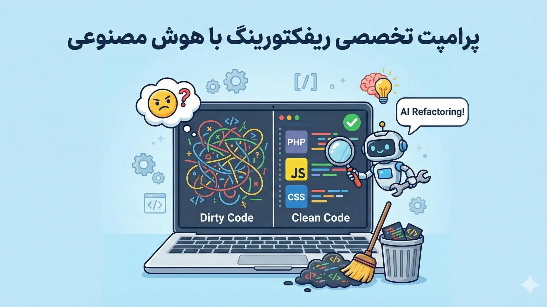 پرامپت دیباگ و بهینه‌سازی کد (Code Refactoring)
