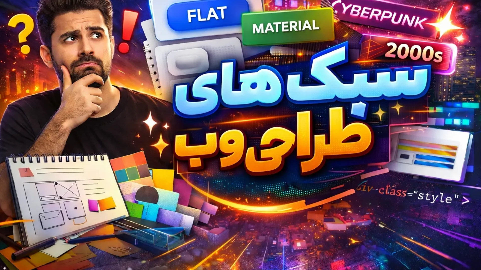 آشنایی با سبک‌های طراحی سایت: راز طراحان حرفه‌ای چیست؟